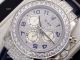 R7 Swiss Replica Rolex Cosmograph Daytona Paved Diamond Watch Blue Leather Strap (5)_th.jpg